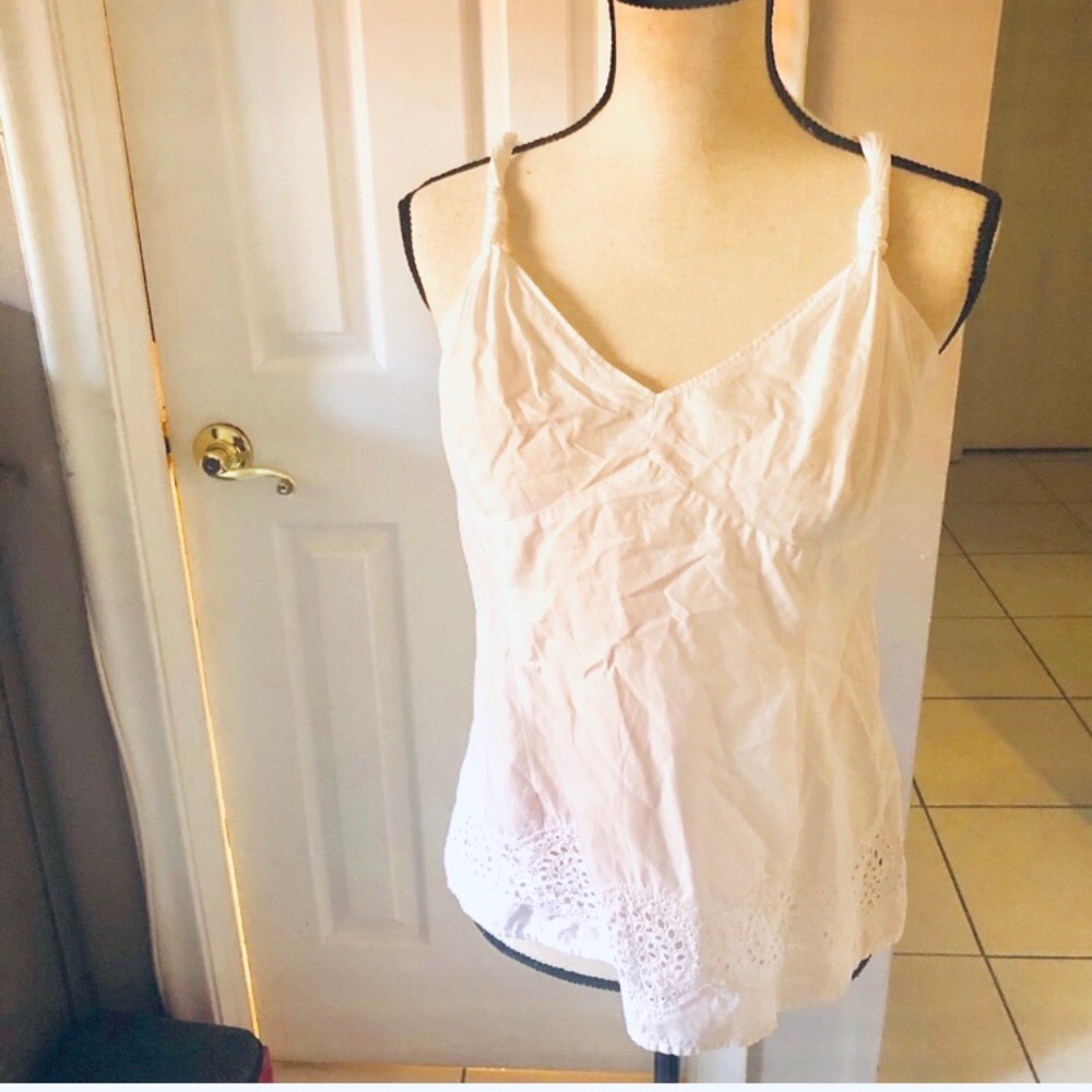 Loft Eyelet Tank Top